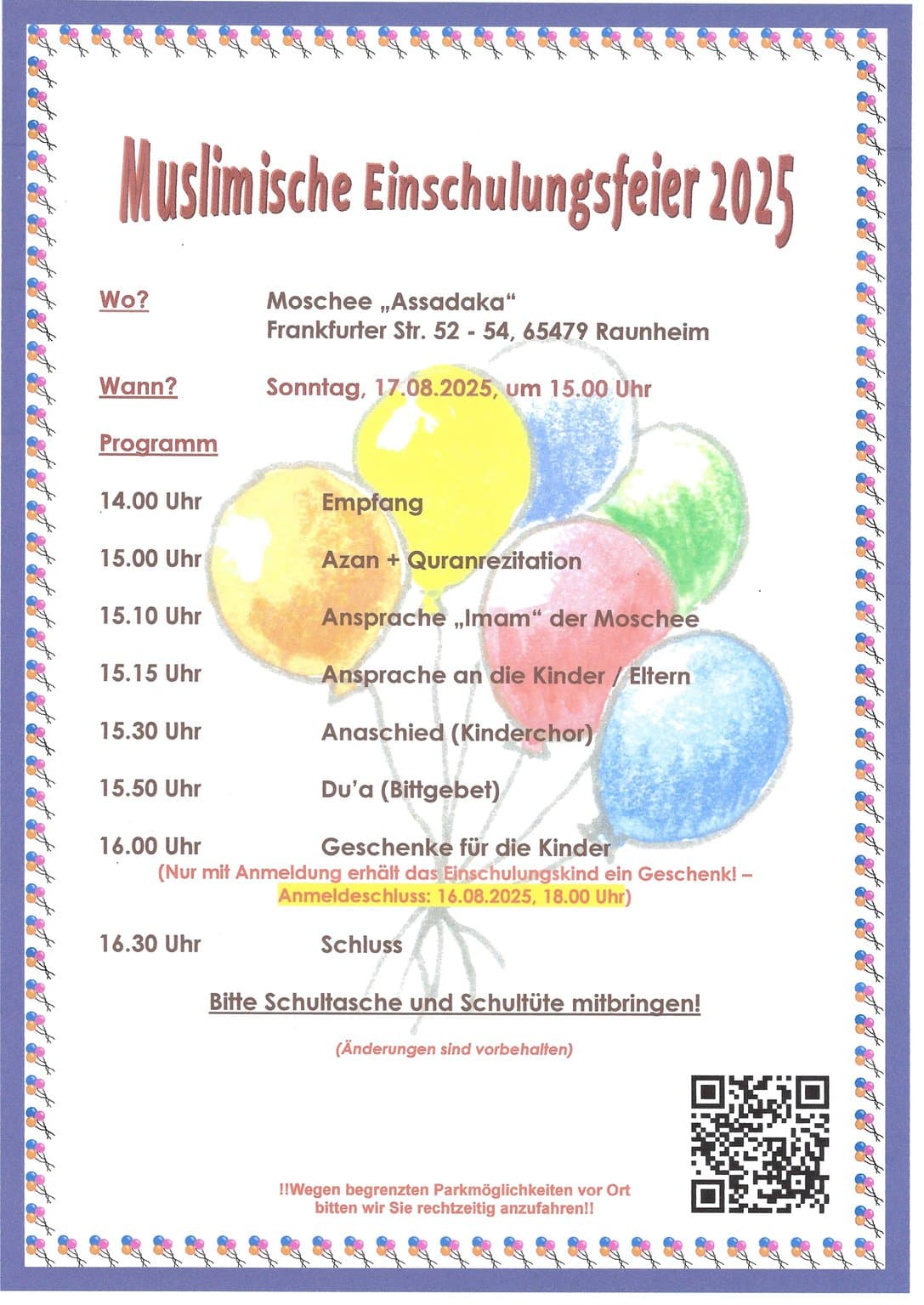 Programmbereich mit Publikum